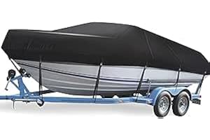 Big Ant Persenning 600D osłona łodzi, 100% wodoszczelna, pyłoszczelna, odporna na działanie promieni UV, do jachtów, łodzi motorowych, łodzi wędkarskich, kadłubów V – 40 m