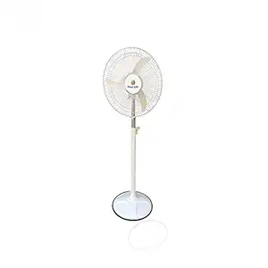 ?Prime Cube 400 mm Hi-Speed 16-inches Fiber Base Pedestal/Farrata/Bullet Fan with Adjustable Height and X-Flow