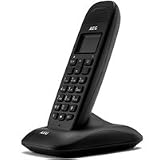 Tonos polifónicos AEG 8073780044 - Teléfono inalámbrico, negro