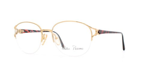 Preisvergleich Produktbild Paloma Picasso Damen Brillengestell Gold Gold Red