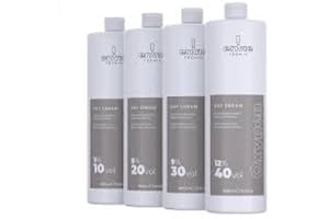 GENERICO Envie Ossigeno profumato 1000ml (30 Volumi) Asciugacapelli in Plastica Bianca con Emissione di Profumo per Stiratura e Volumizzante