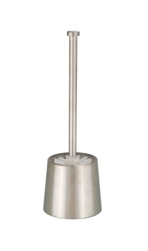 WENKO 17680100 WC-Garnitur Moretta, Edelstahl rostfrei, 12 x 36 x 12 cm, Matt