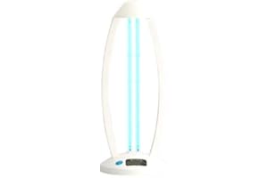 CARSO UV Sterilisationslampe mit Ozon UV-C Lampe 65W Antibakterielle Desinfektionsrate 99% - Desinfektionslampe für Heim - Raum - Büro - Schule (White)