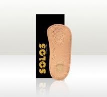 Solos Light Arch Support 3/4 Leather Insole/Footbed Shoes Boots, Beige, 6 UK