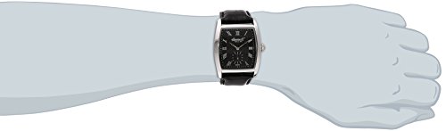 Ingersoll Herren Analog Quarz Uhr mit Leder Armband INQ004BKSL