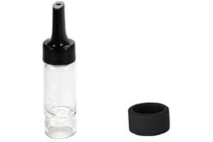 N\\A Glass Tube Dish Pathway Cover Adapter Mouthpiece for Arizer Arize Air Solo Bocchino adattatore per coperchio del percorso del piatto del tubo di vetro per Arizer Arizer Air Solo (N.2 Tubo)