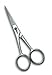 Princess Care Solo SS Straight Tip Moustache Beard Scissors