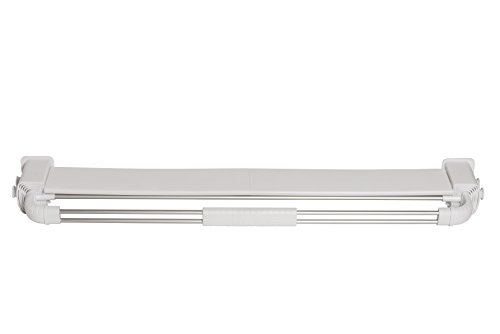 Alu Teleskop Wäscheständer, 7fach ausziehbarer Wäschetrockner mit vier Wandhalterungen für den Standortwechsel und ca. 5 m Trockenlänge - 6