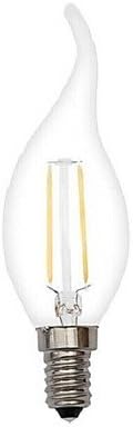 FVLU 0-2W E14 LED Filament Bulbs CA35 2 COB 220 lm Warm White Decorative AC 220-240 V