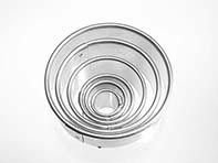 Ausstechform RUND-GLATT-Ausstecher 6-teilig 10/14/20/30/40/49 mm, Edels