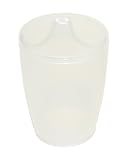 Dr. Junghans Medical 29076 Einnehmebecher ohne Griff, Deckel 12 mm, milchig