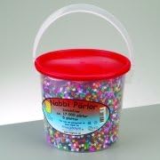 Nabbi Melting Beads Set in Bucket 17.000 pcs. incl. pegboards Mix Basic Colours, 19 x 18 x 16 cm