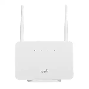 Homgee 4G Wireless Router LTE CPE Router 300M s Wireless Router with 2 High-gain External Antennas SIM Card Slot European Version