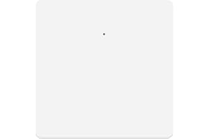 YAGUSMART Matter over WiFi Smart Light Switch, Smart Push Button Switches for Lights, Work with Homekit Google Home App, Require Neutral Wire (1 Gang)