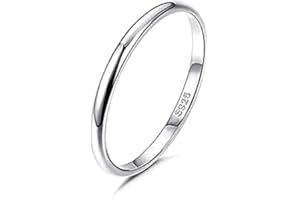 MODA MavillA Ferma Anello placcato oro bianco in argento 925‰