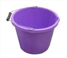 The Saddlery Shop Stable Water Bucket-Pink 3 Gallon