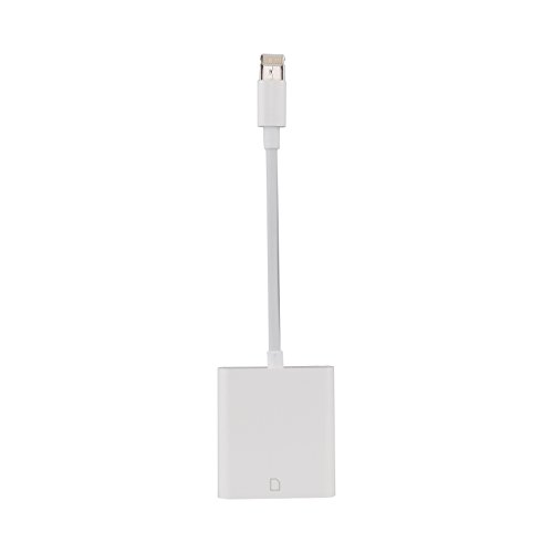 WIFUN Handy Lightning SD Kartenleser Adapter Mini SD Card-Reader Kartenlesegerät – Übertragung Bilder / Fotos – für Apple iPhone 7, 7 Plus, SE, 6, 6 Plus, 6s, 6s Plus, 5, 5c, 5s, iPad Mini, 2, 3, 4, Air, 2, Pro und Android Phone & Tablet - 2