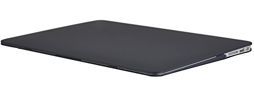 Topideal Schutzhülle, 3 in 1 Gummierte Matte, Seidenmatten, Satins, keramische Elemente, Schutzhülle für MacBook Air 33,8 cm (Modell: A1369 und A1466) + Tastatur-Cover + Displayschutzfolie schwarz EU/UK Keyboard Version - 7