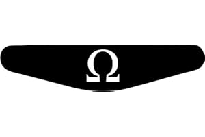 DECUS SHOP Autocollant pour barre lumineuse de manette PlayStation PS4 Motif au choix God Of War Logo (schwarz) noir