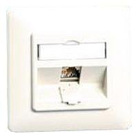 BTR Blumberger - Presa con modulo E-DAT 8(8), Colore: Bianco