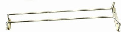 Gläserschiene 40 cm verchromt – 2 Stück - 2