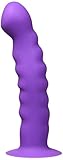 EasyToys Big dildo EasyToys  Silicone Suction Cup Dildo Purple Dildo Anal Unisex sex toys4 couples