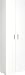 Produktbild 73012/13 Hochschrank Stauraumschrank Trio von CS Schmal in weiss ca. BxHxT 60...