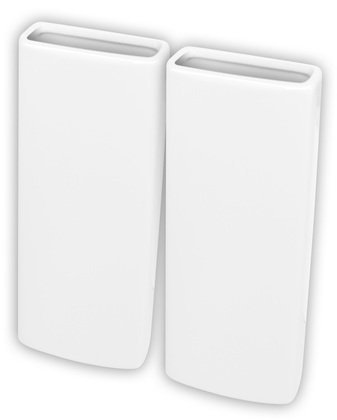 8 EVAPORATORE A COLONNA COMBINATI A 2, UMIDIFICATORE PER TERMOSIFONE CERAMICA BIANCA