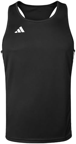 Adidas Base Punch - Canottiera da Boxe da Uomo, Colore Nero, Taglia M