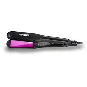 Nova NHS-900 Hair Straightener {BLACK/PINK}