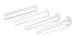 Paderno World Cuisine Sausage Stuffer Plastic Funnel Attachments, White, Set of 4 RS.4323.00
