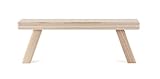 Mano fabricación Dregeno Seiffen Arco Banco, Madera, Natural, Madera, Naturaleza, 30 cm