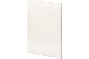 ‎KRATKI KRATKI Kaminglas & Ofenglas | 260 x 280 mm | hitzebeständige Kaminscheibe mit Temperaturbeständig bis 660 °C | Stärke 4 mm | Glasplatte für Kaminofen