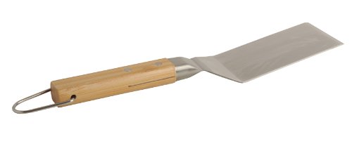 DM Creation 00212 Spatule pour Plancha Incurvée Bambou/Inox 30 cm