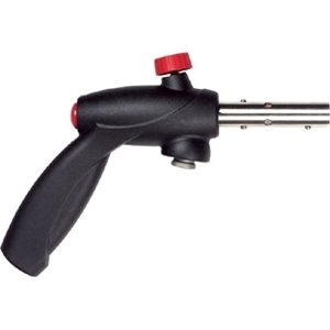 Pro Clip-On Torch Head with Handle and Automatic Ignition, Black, Blowtorch for Cooking, Crème Brulee Blowtorch Head, Compatible with Butane Canister K980 (Sold Separately), L792