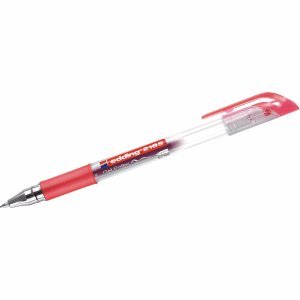 Preisvergleich Produktbild Edding 10 x Gelroller 2185 metallgefasste Rollerspitze 0,7mm rot