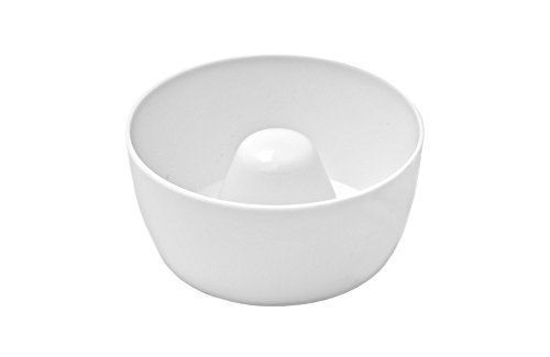 Aschenbecher Ascher aus Kunststoff - 4 Stück - Farbe: Weiß - Durchmesser 10,0 cm - einfach - cool - günstig