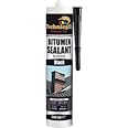 1 x 300ml TUBE BLACK BITUMEN SEALANT FIX FOR ROOF GUTTERS PIPES JOINTS CONCRETE STEEL WOOD CAR WHEEL ARCHES NEW TECHNICQLL