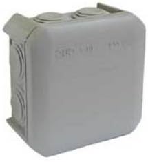 OBO AP Junction Box 40 x 90 x 90 x 52 mm; 7 slots (Pack of 5)