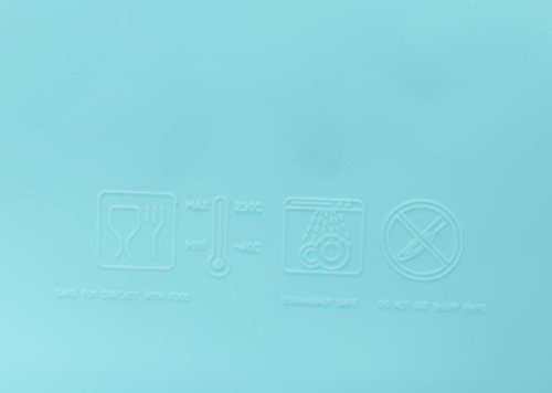 Rutschfeste Tischunterlage Süßes Bärendesign Tischset abwaschbar aus Silikon, für Babys, Kleinkinder und Kinder , tragbar spülmaschinentauglich, mikrowellentauglich, durch FDA zugelassenes Geschirr, ein BPA-freies, Passend für die meisten Hochstuhl-Tabletts - 6
