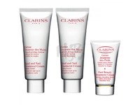 Clarins 2 x 100ml Hand & Nail Treatment Cream / 30ml Foot Treatment Cream