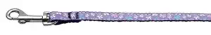 Mirage Pet Products Butterfly Nylon Ribbon Leash for Dogs and Cats, 3/8-Inch by 6-Feet, Lavender