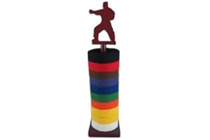 Playwell Martial Arts Karate Redondo Cinturón Soporte Expositor - Nuevo