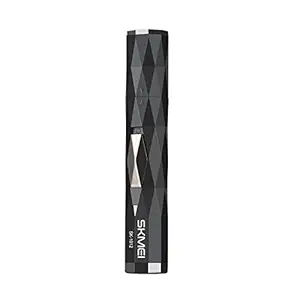 SKMEI 1012 Black 2 in 1 electric nose rechargeable round angle rich and classy hair trimmer with long lasting battery Runtime: 60 min Trimmer for Men & Women (Black)
