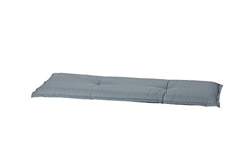 Madison Auflage Bank 50% Baumwolle/50% Polyester, L Basic, grau, 120 x 48 cm