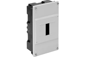 Solera 695B - Tapa para caja ICP de 1 a 4 elementos y hasta 40A. 115x188x55. Color blanca. Empotrar.