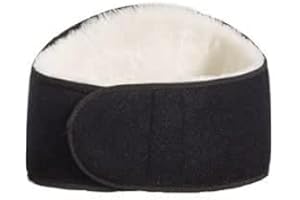 LONTG Hommes Femmes Ceinture Lombaire Chauffante Hiver Ceinture de Soutien Rein Dos Lombes Chaud Ceinture de Maintien Lombaire en Peluche Protège Ceinture Elastique pour Maison Bureau Voyage
