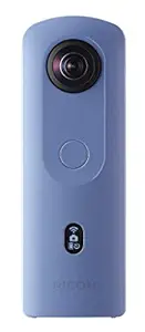 Ricoh Theta SC2 360 degreeCamera 4K Video with Image Stabilization, Optical Zoom, Blue