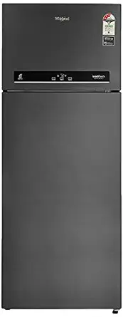 Whirlpool 500 L 3 Star Inverter Frost-Free Double Door Refrigerator with Adaptive intelligence technology (INTELLIFRESH INV CNV 515 3S, Steel Onyx, Convertible)