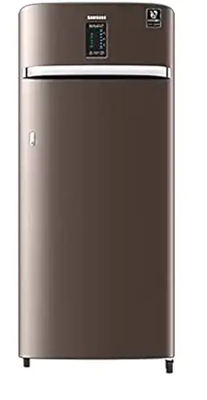 Samsung 225 L 3 Star Inverter Direct cool Single Door Refrigerator(RR23A2E3YDX/HL, Digi-Touch Cool, Luxe Brown)